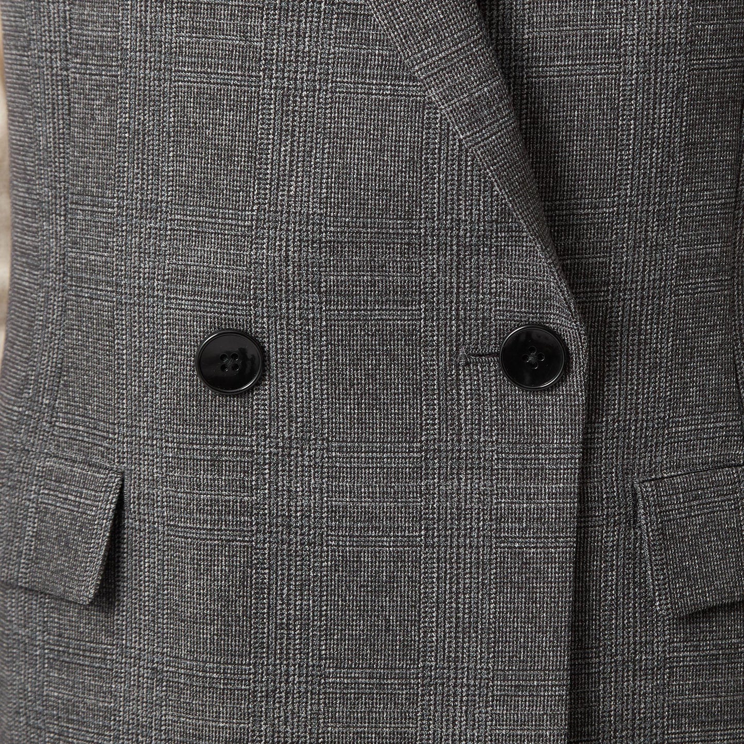 ツイードライク ジレ マシンウォッシャブル 帯電防止