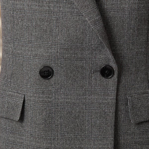 ツイードライク ジレ マシンウォッシャブル 帯電防止