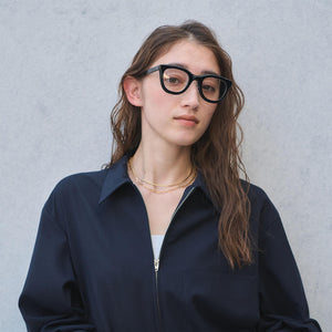 THICK ウェリントン クリア サングラス