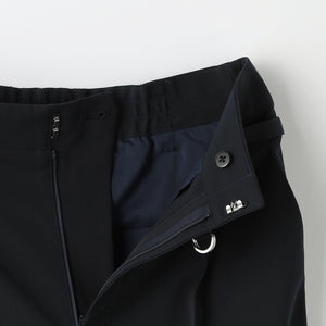 サラフール ベルト ワイド パンツ -マシンウォッシャブル・ストレッチ・UVカット-