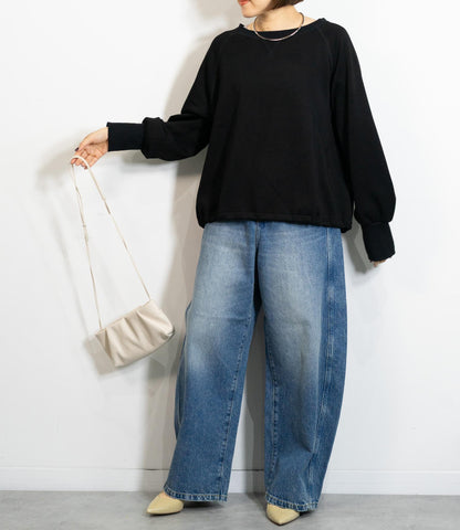 裏起毛ドロストスウェット