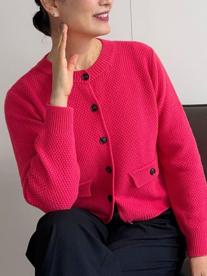 カシミヤフィオナニットカーディガン