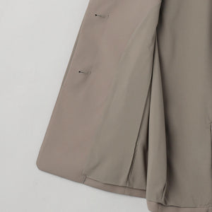 【WEB限定 Wardrobe DAILY MINIMAL】ダブルクロス リボンベルトジレ -ウォッシャブル-