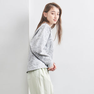 BOTANY ジャガード スウェット プルオーバー