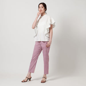 イージー フレアスリーブ ブラウス ‐撥水・UVカット・防シワ‐