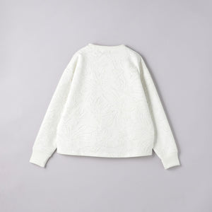 BOTANY ジャガード スウェット プルオーバー