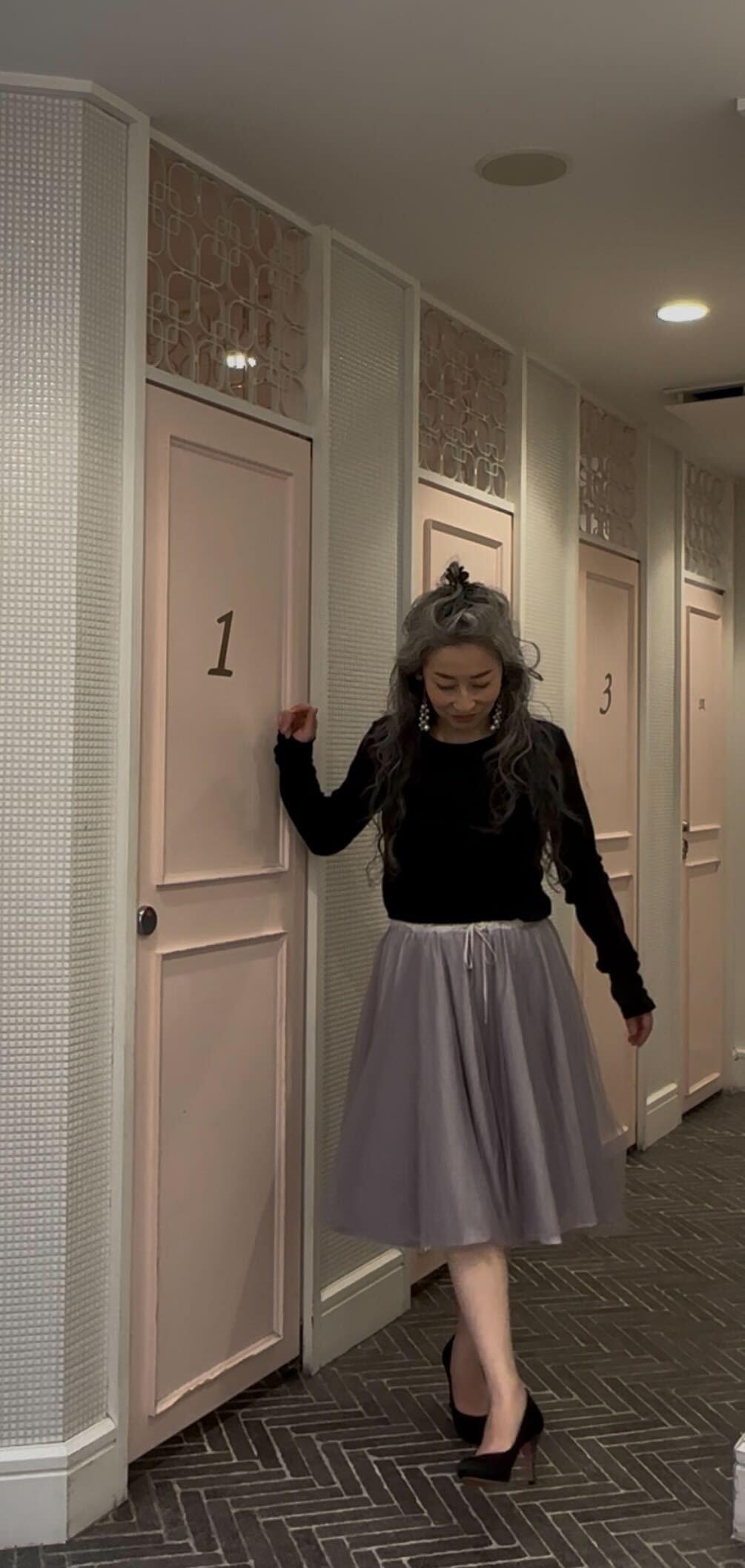 ボートネックシアーロンT