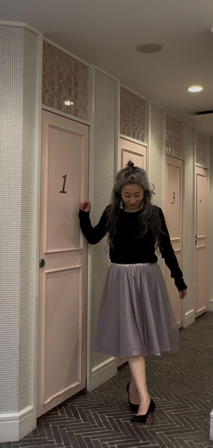 ボートネックシアーロンT