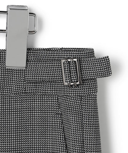 ウール2WAYストレッチ ワイドパンツ