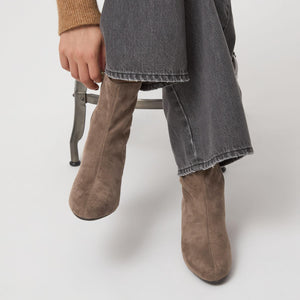 ラウンド ショートブーツ 撥水