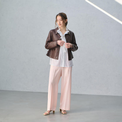 アセテートポリエステル ベイカーパンツ