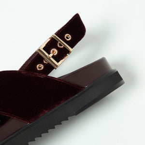 ベルベットクロス サンダル20