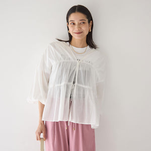【結論シリーズ】全方位映えギャザーブラウス