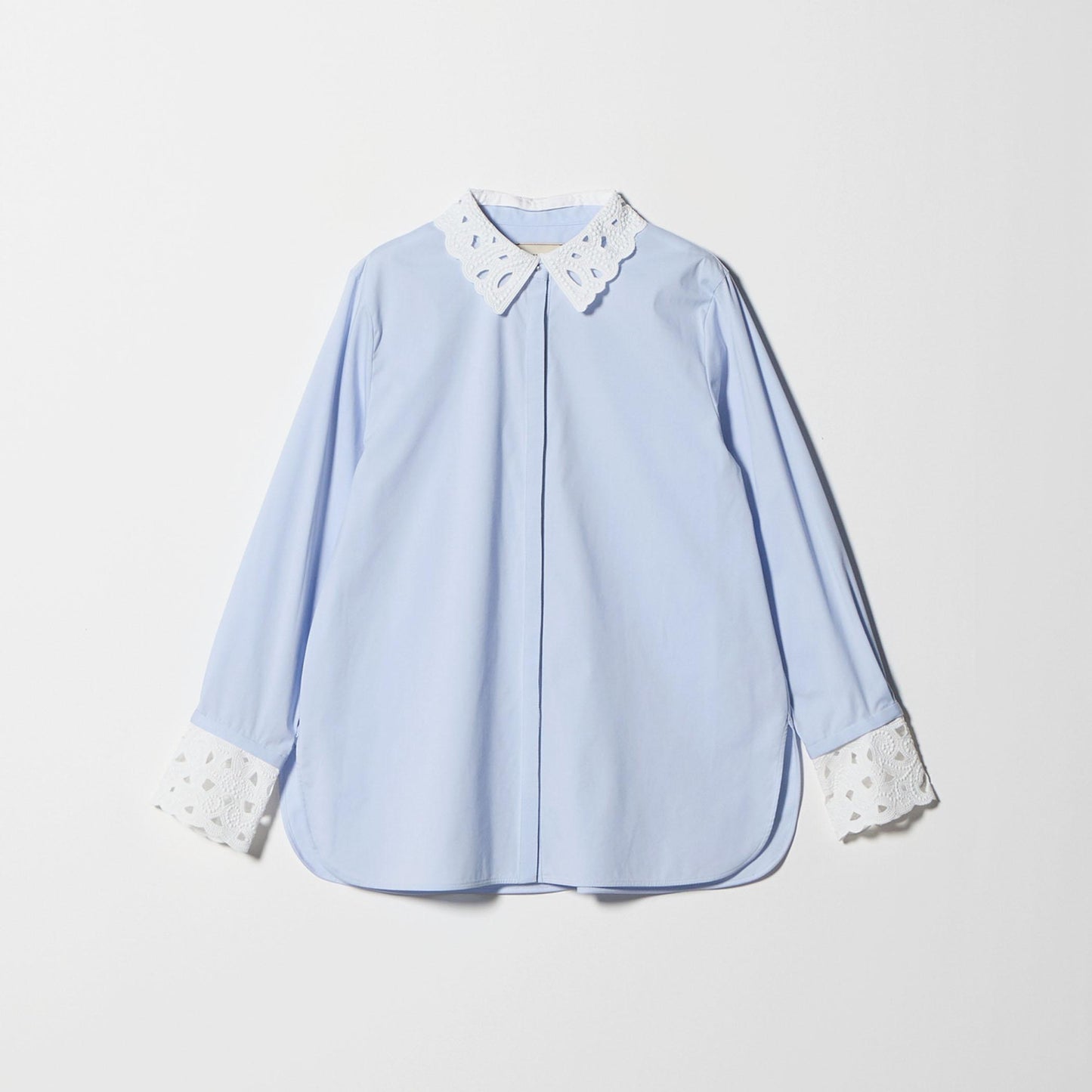 エンブロイダリー カラー シャツ ‐ウォッシャブル‐