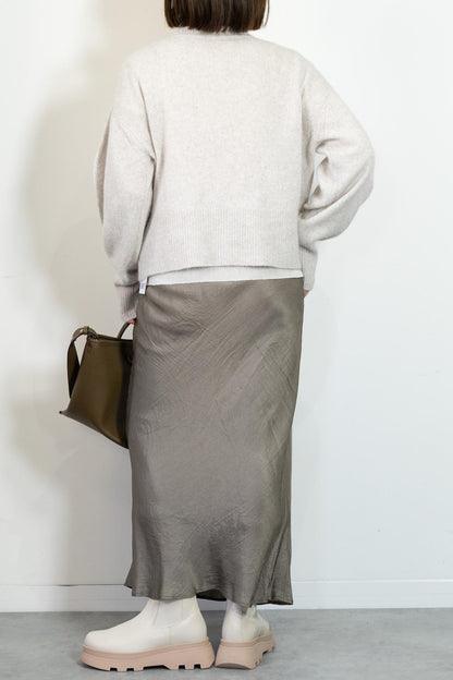 FOX混ボリュームスリーブニット