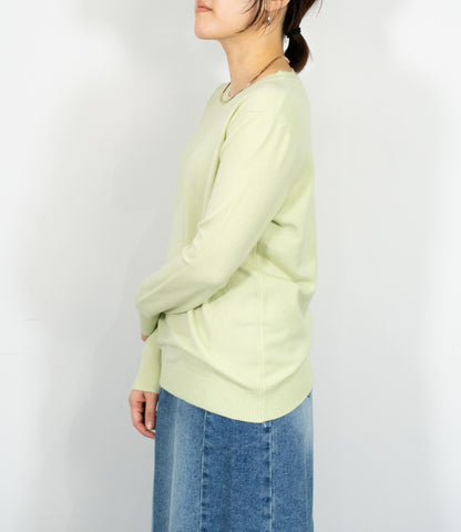 ソフトタッチクルーネックニット