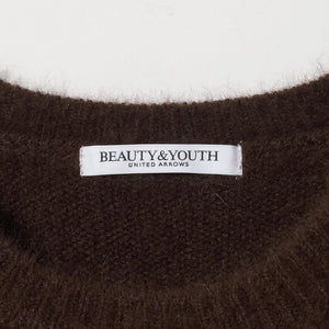 フォックスカシミヤブレンド クルーネックニットプルオーバー