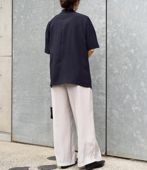 パウダーサテンエアリーイージーパンツ