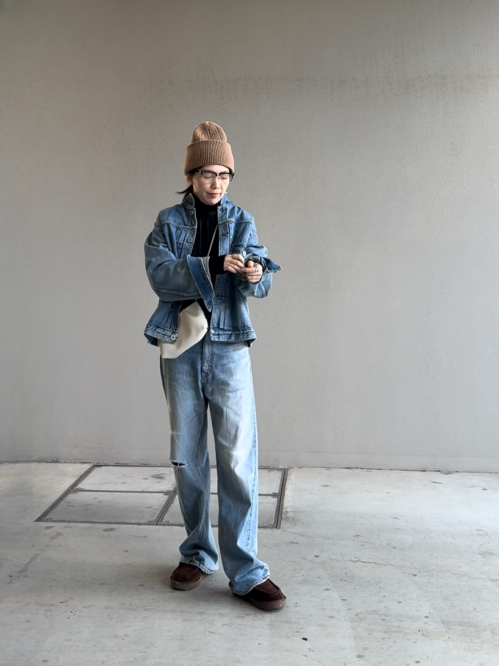 チュールブラウスキャミソールセット