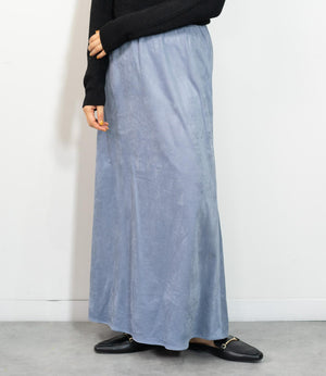 ストレッチスウェードAラインスカート