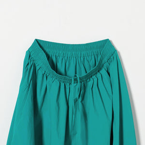 ボリューム ギャザー フレア スカート