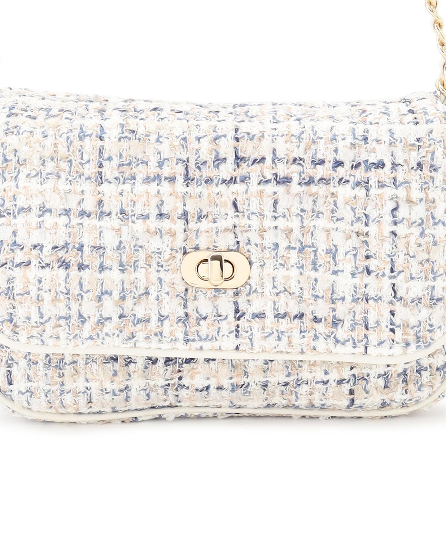 GIOLICA ツイードミニ ショルダーバッグ