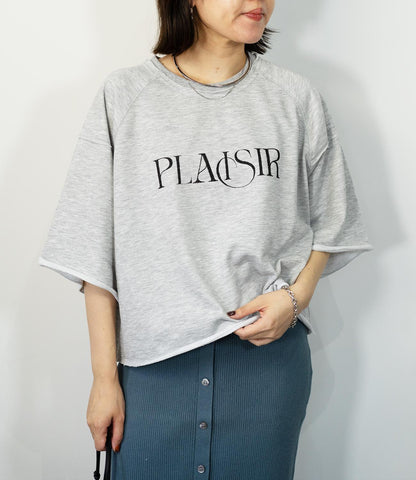 ミニ裏毛ロゴプルオーバー