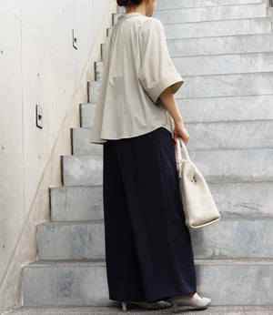 【接触冷感】前後2wayドルマンシャツ