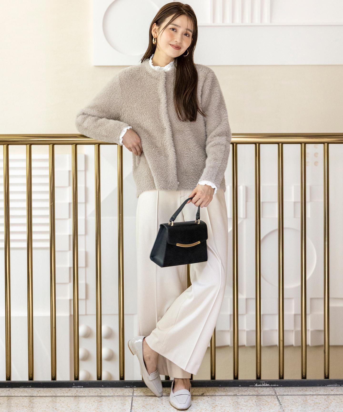 ピンタックフリル シャツ