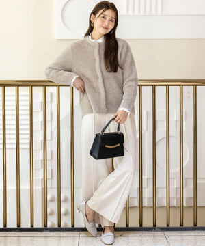 ピンタックフリル シャツ