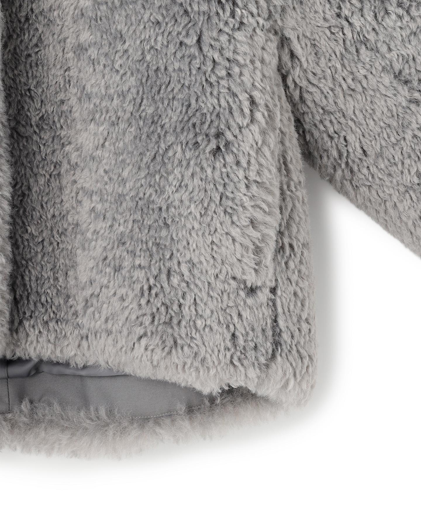 エコファー ステンカラーコート