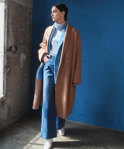 ZION / ウールロングチェスターコート