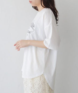 【接触冷感】エレガンスロゴTシャツ