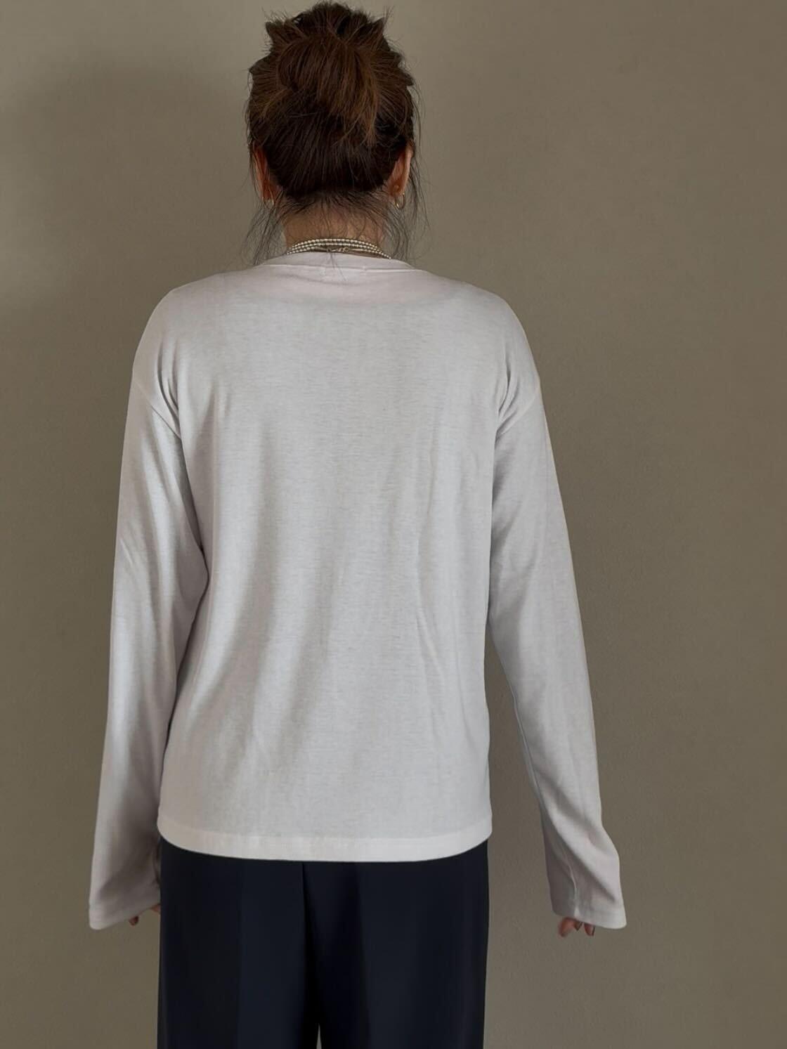 ニューヨークロゴ起毛ロンT