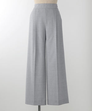 サマーウール混ワイドパンツ