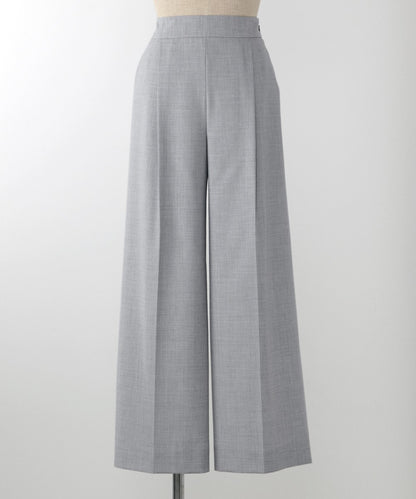 サマーウール混ワイドパンツ