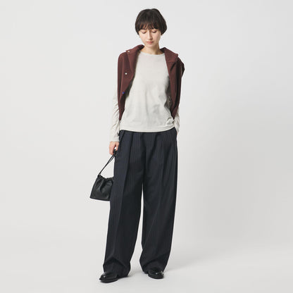 ラメ テンジク ロングスリーブ カットソー