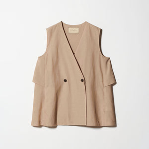 シアー バックフレア ベスト ‐ウォッシャブル‐