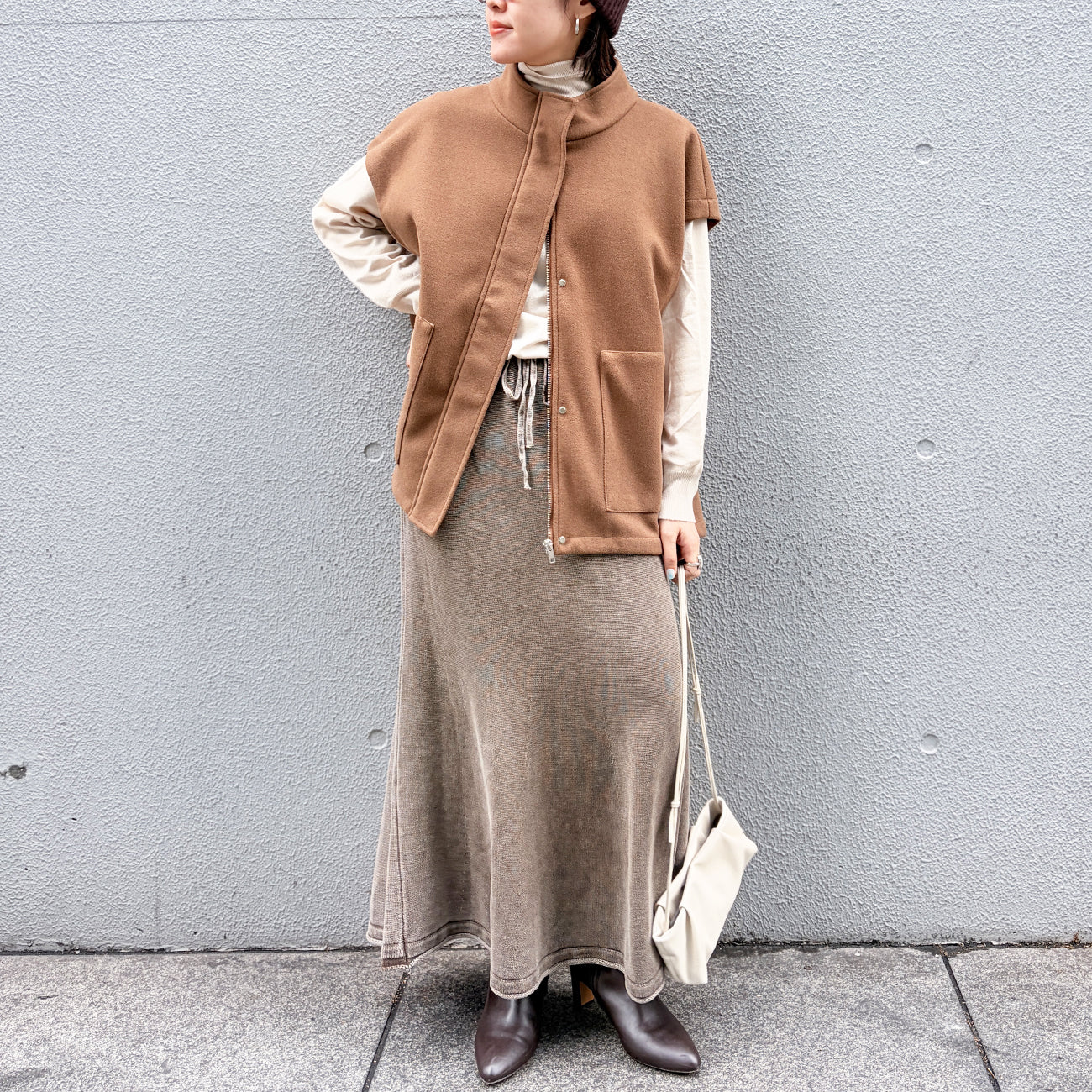 【M・Lサイズ②】スタイリストNanae監修！サイズを選べるニット＆ベスト特別セット