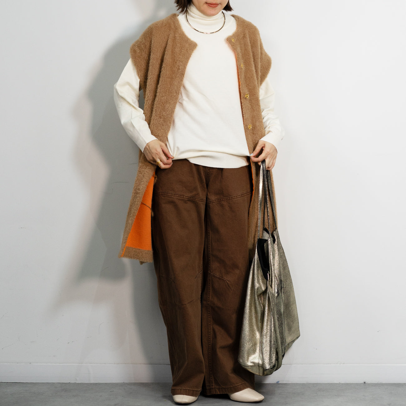 【2L・3Lサイズ①】スタイリストNanae監修！サイズを選べるニット＆ベスト特別セット