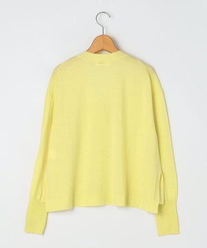 18G天竺ゆったりVカーデ