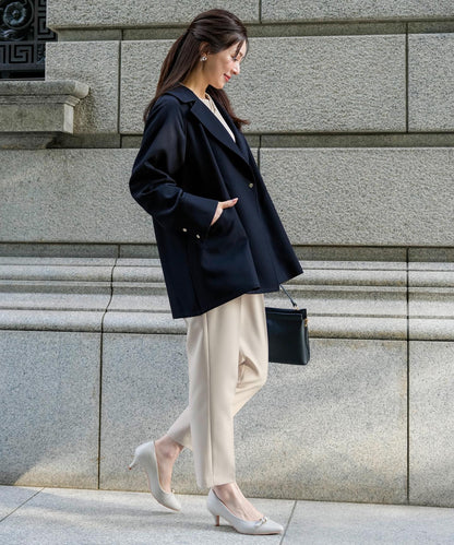 エレカジストレッチミドルトレンチ コート