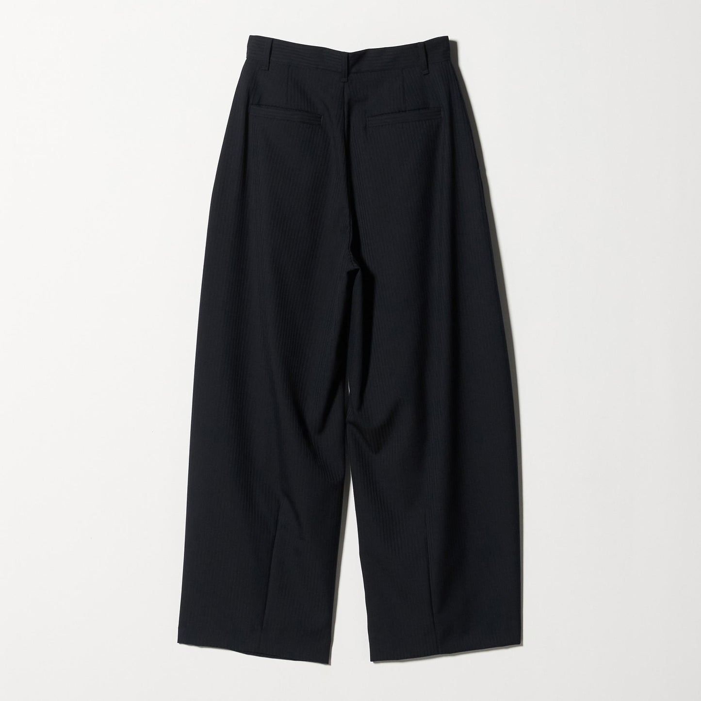 毛ポリエステル カーブパンツ ウォッシャブル