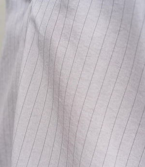 ストライプスキッパーパフブラウス