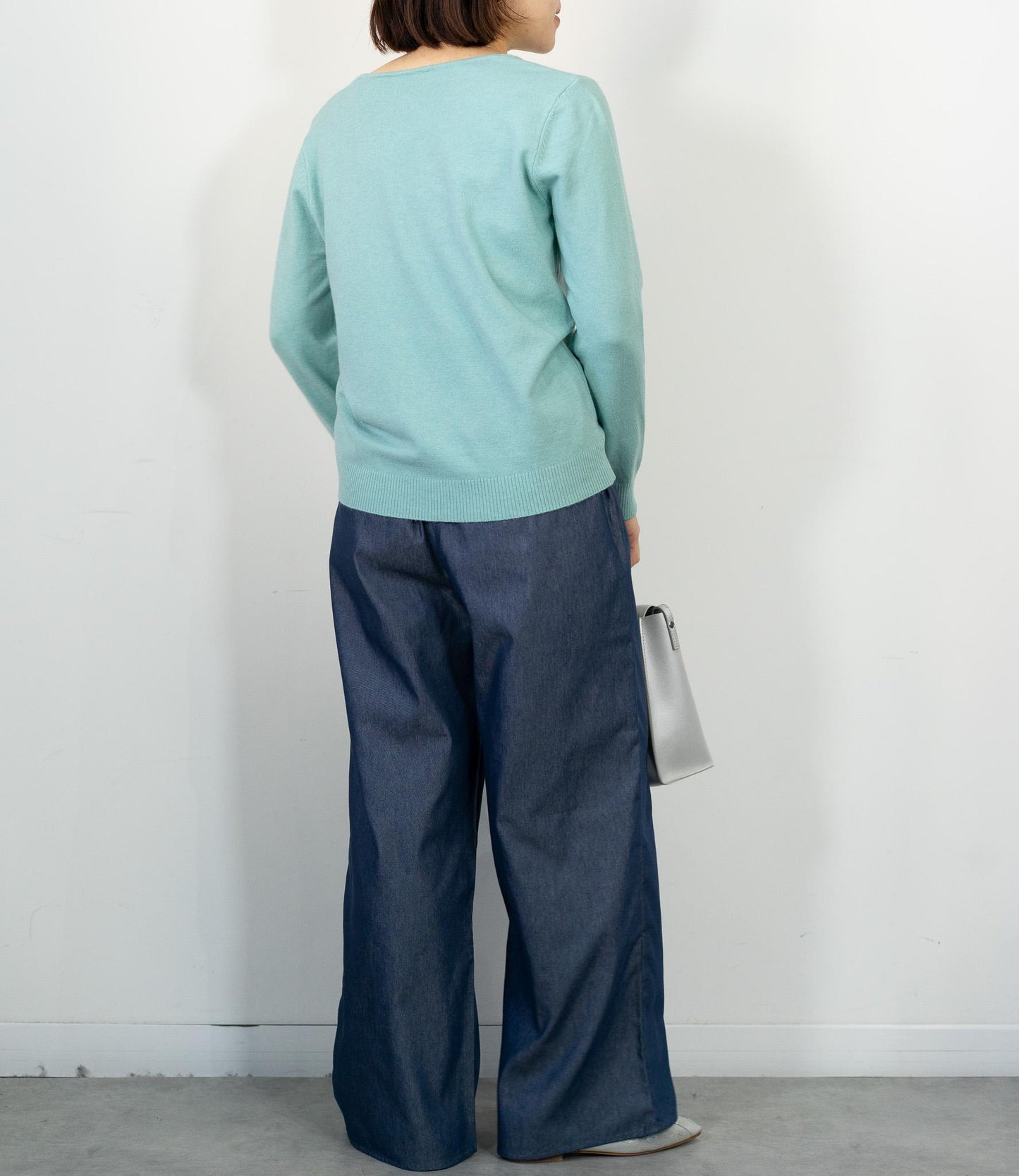 デニムライクイージーパンツ