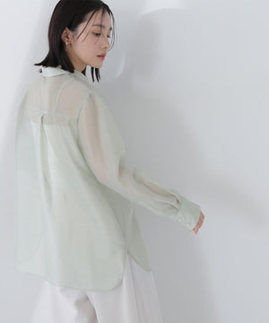 シアーオーバーシャツ