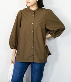 ギャザースリーブブラウス
