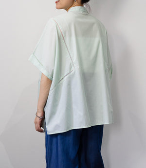 はしごレースオーバーサイズブラウス