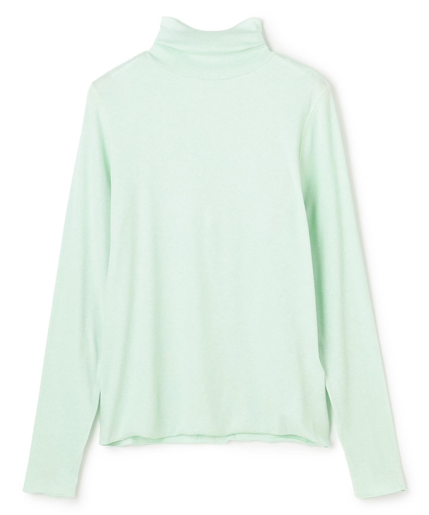 コットンカシミヤ タートルネックカットソー