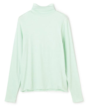 コットンカシミヤ タートルネックカットソー